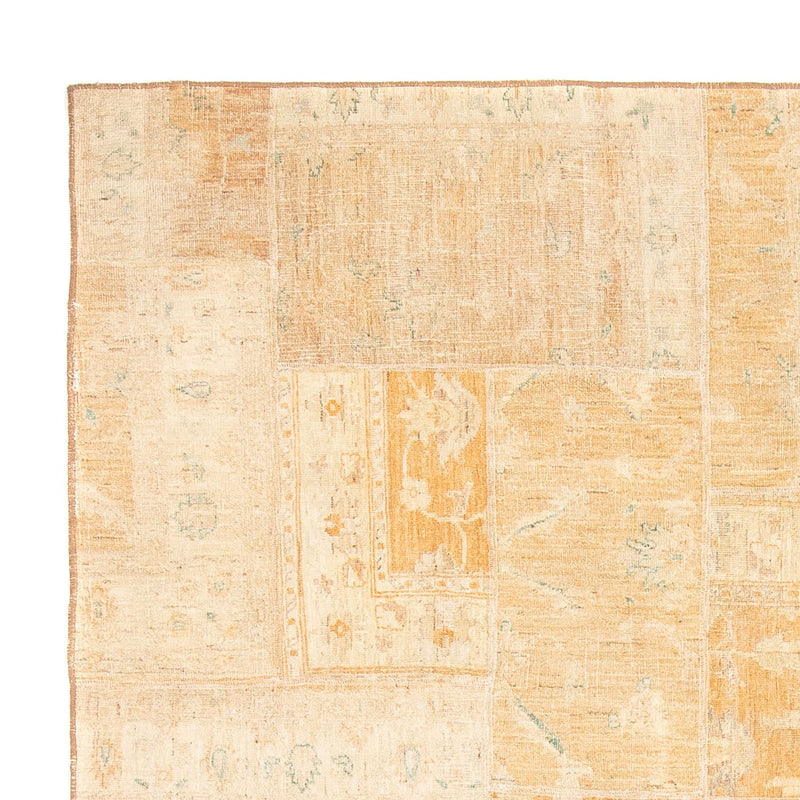 Tapete de trabalho em patchwork 281x208cm - Perserteppich Wollteppich