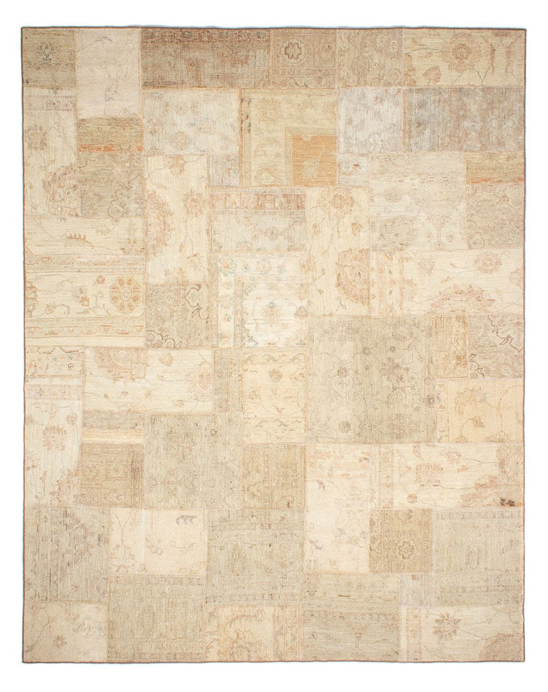 Tapete de trabalho em patchwork 236x299cm - Perserteppich Wollteppich