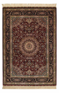 Tapete de seda - China Seda - 183 x 122 cm - vermelho escuro – product image