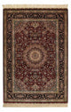 Tapete de seda - China Seda - 183 x 122 cm - vermelho escuro