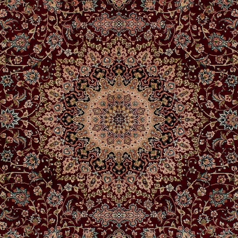 Tapete de seda - China Seda - 183 x 122 cm - vermelho escuro