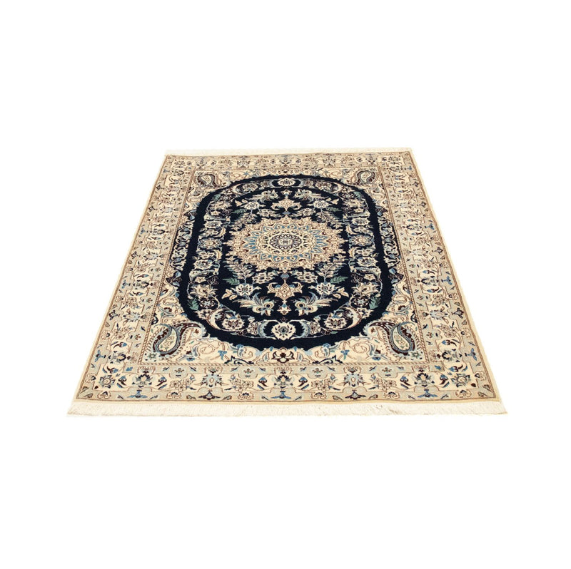 Tapete Persa - Nain - Premium - 148 x 100 cm - azul escuro