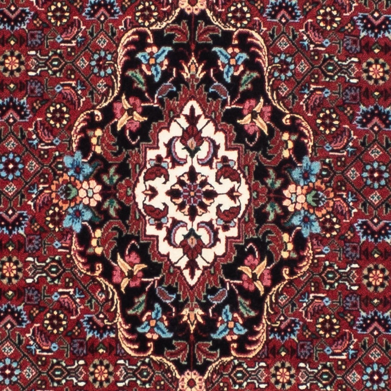 Corredor Tapete Persa - Bijar - 205 x 74 cm - vermelho escuro