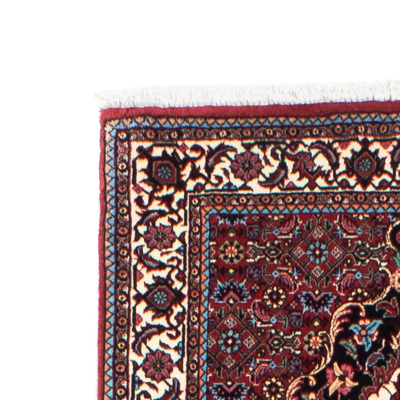 Corredor Tapete Persa - Bijar - 205 x 74 cm - vermelho escuro