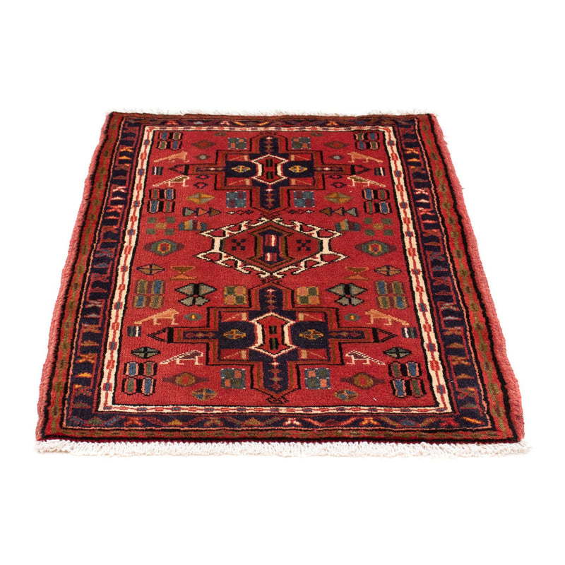 Tapete Persa - Nomadic - 98 x 70 cm - vermelho escuro