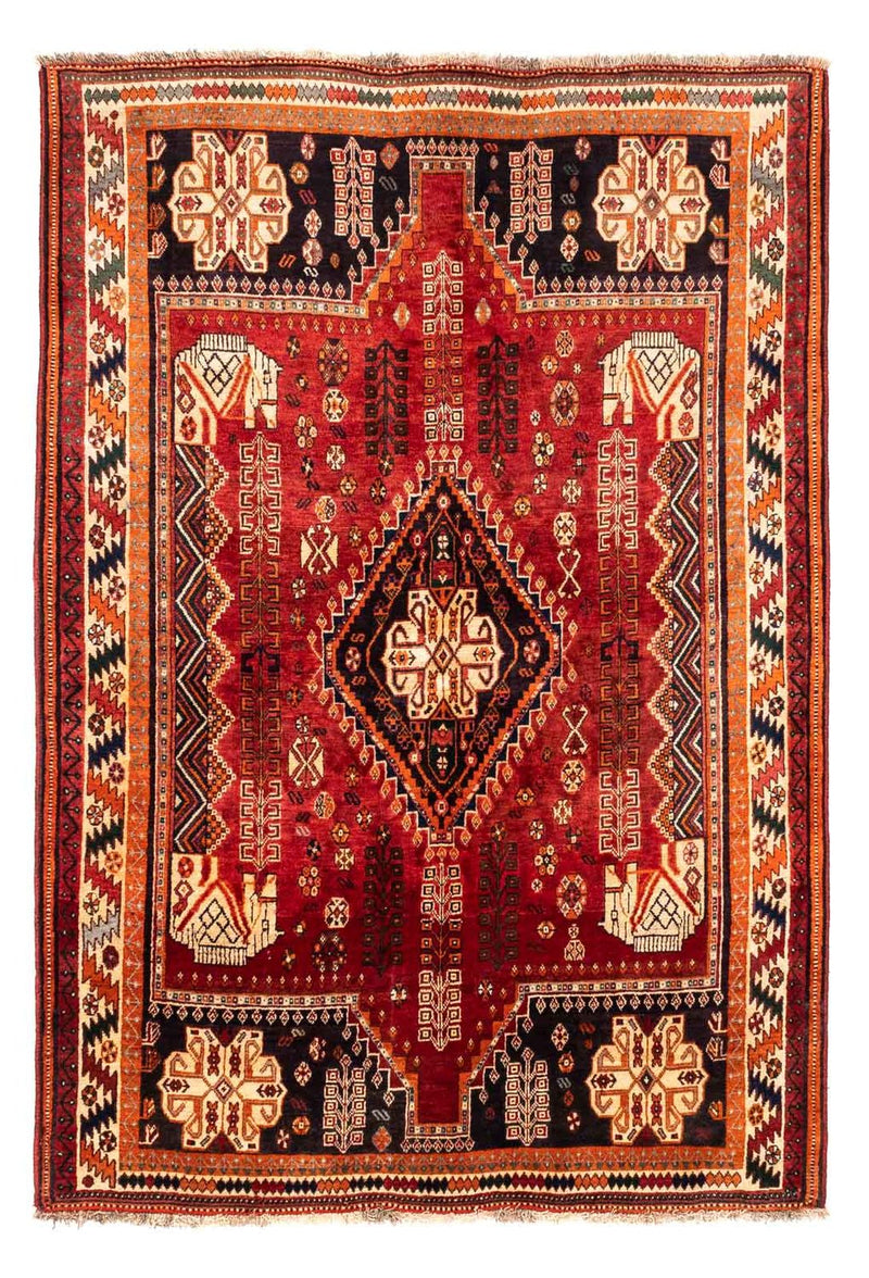 Tapete Persa - Nomadic - 240 x 167 cm - vermelho escuro