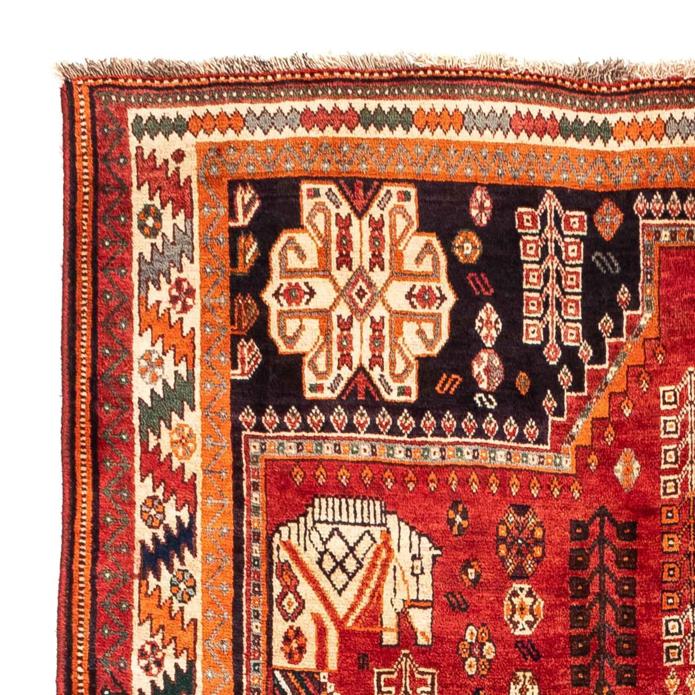 Tapete Persa - Nomadic - 240 x 167 cm - vermelho escuro