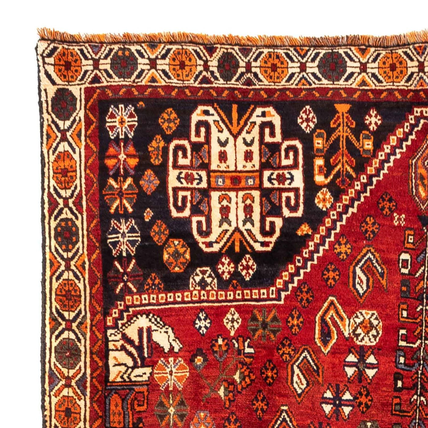 Tapete Persa - Nomadic - 247 x 153 cm - vermelho escuro
