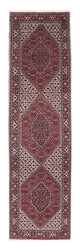 Corredor Tapete Persa - Bijar - 316 x 82 cm - vermelho