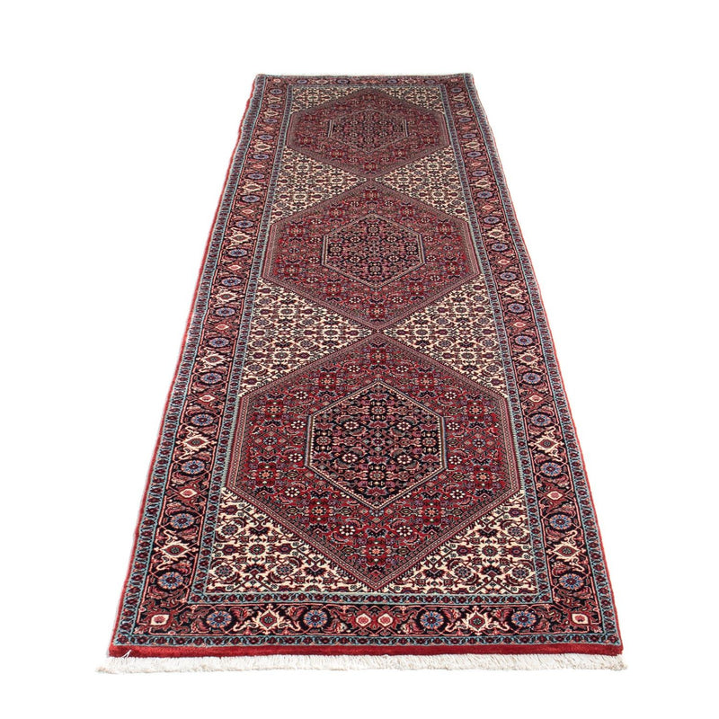 Corredor Tapete Persa - Bijar - 316 x 82 cm - vermelho