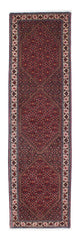 Corredor Tapete Persa - Bijar - 306 x 85 cm - ferrugem