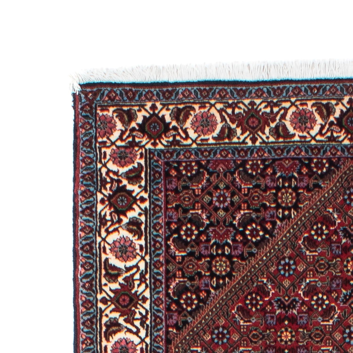 Corredor Tapete Persa - Bijar - 306 x 85 cm - ferrugem