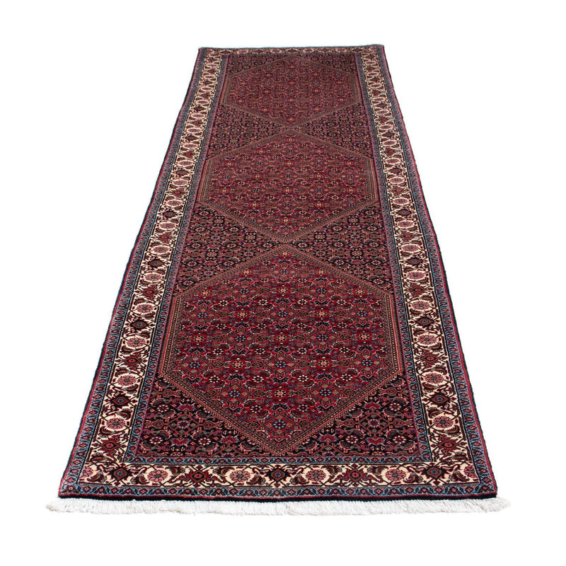 Corredor Tapete Persa - Bijar - 306 x 85 cm - ferrugem