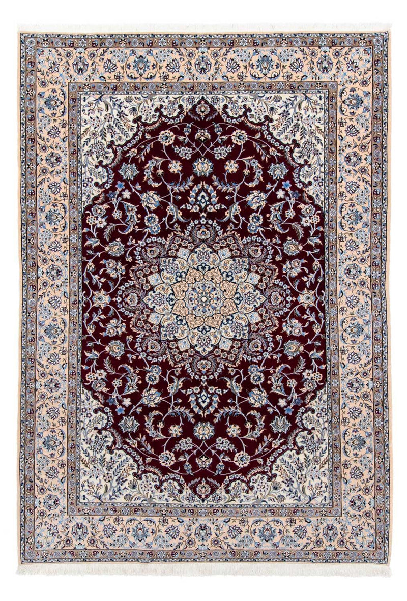Tapete Persa - Nain - Royal - 305 x 201 cm - vermelho escuro