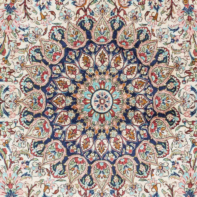 Tapete persa - Ghom - 155 x 104 cm - bege