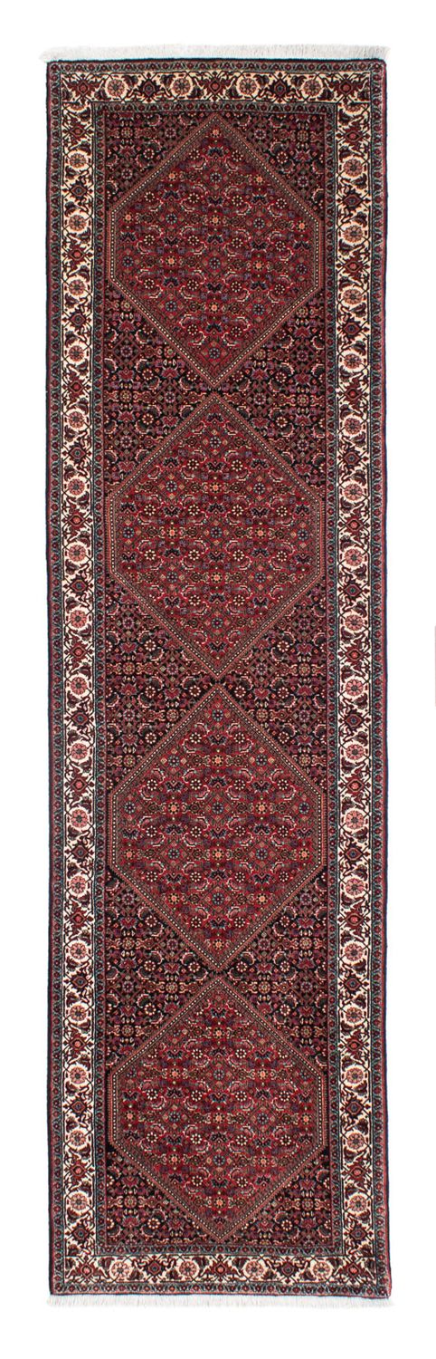 Corredor Tapete Persa - Bijar - 305 x 78 cm - ferrugem
