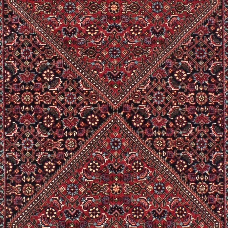 Corredor Tapete Persa - Bijar - 305 x 78 cm - ferrugem