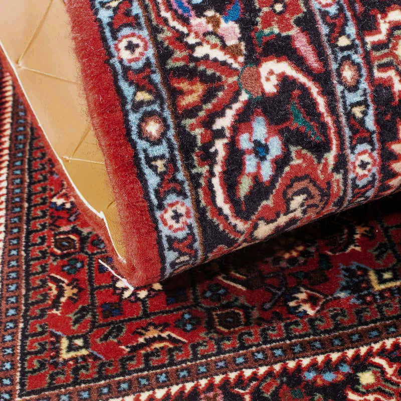 Tapete Persa - Bijar - 151 x 88 cm - vermelho
