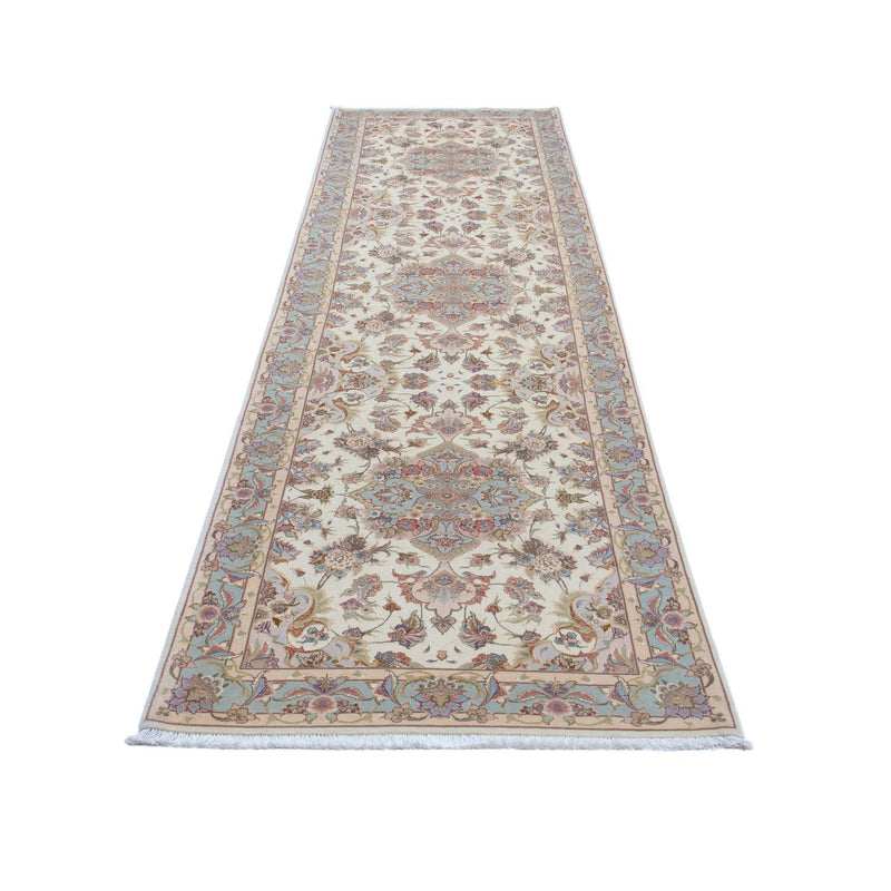 Corredor Tapete Persa - Tabriz - Royal - 360 x 90 cm - bege