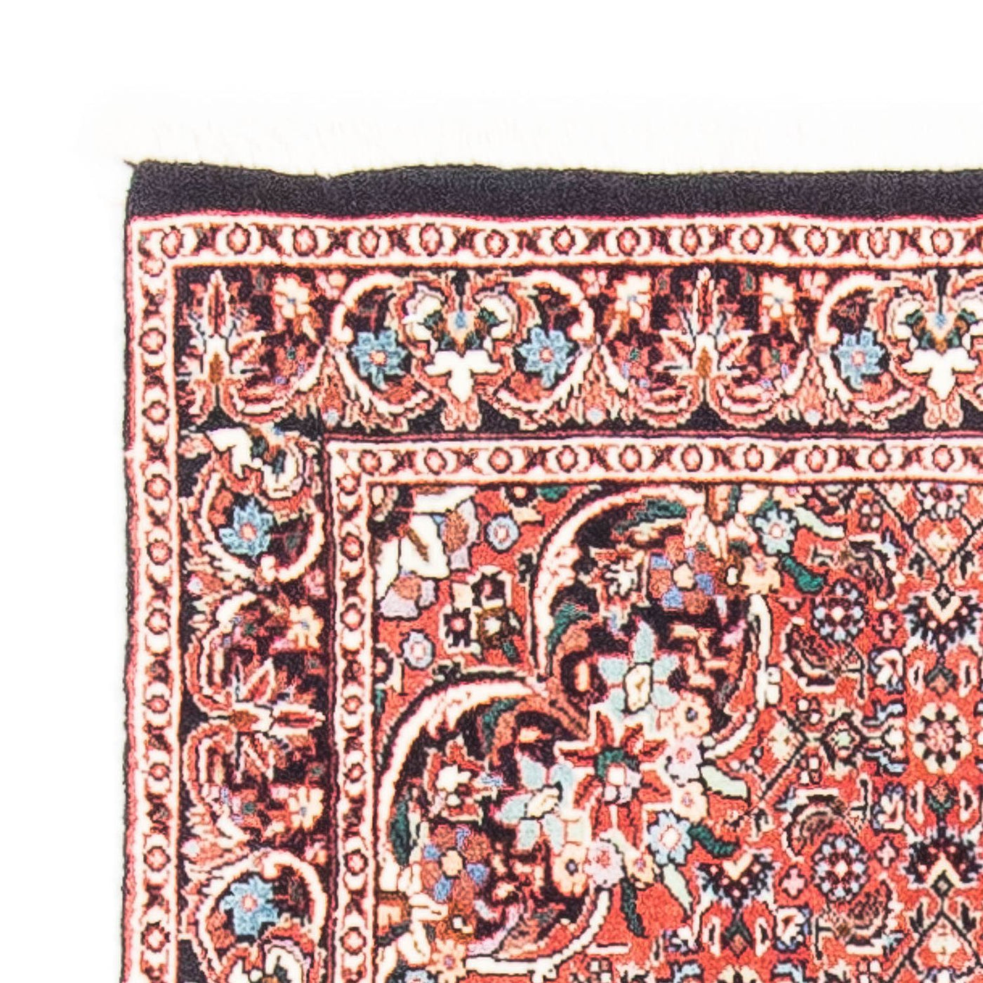 Tapete Persa - Bijar - 142 x 67 cm - vermelho claro
