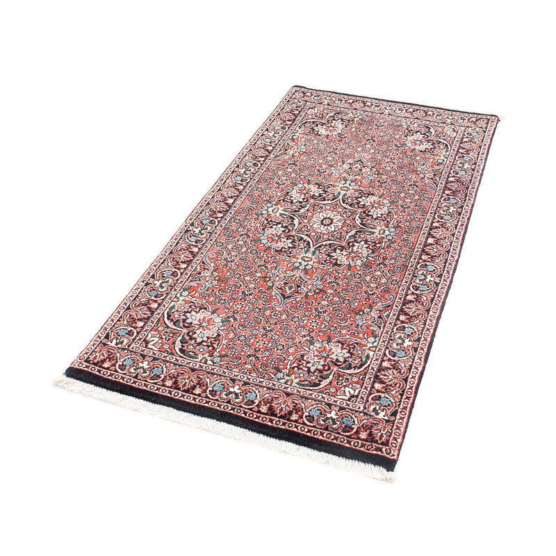 Tapete Persa - Bijar - 142 x 67 cm - vermelho claro