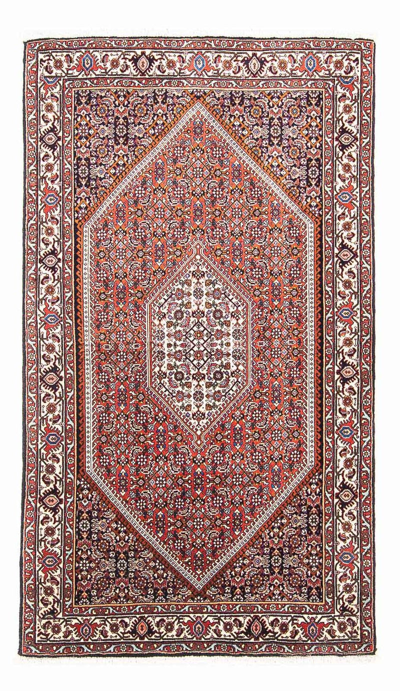 Tapete Persa - Bijar - 148 x 92 cm - vermelho claro