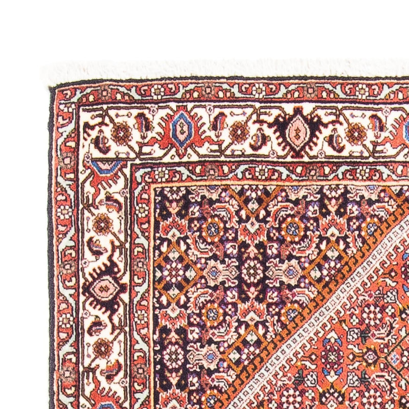 Tapete Persa - Bijar - 148 x 92 cm - vermelho claro