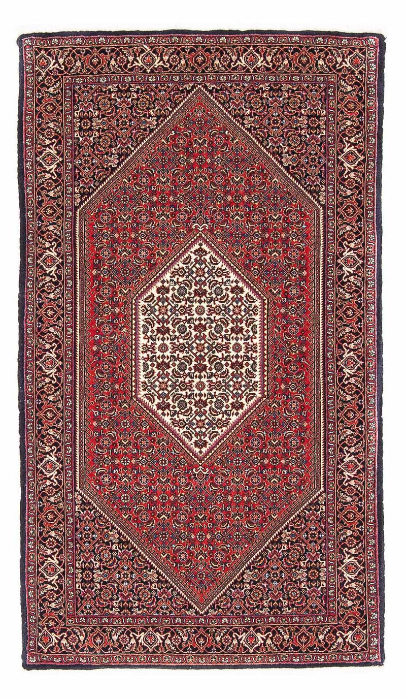 Tapete Persa - Bijar - 148 x 81 cm - vermelho