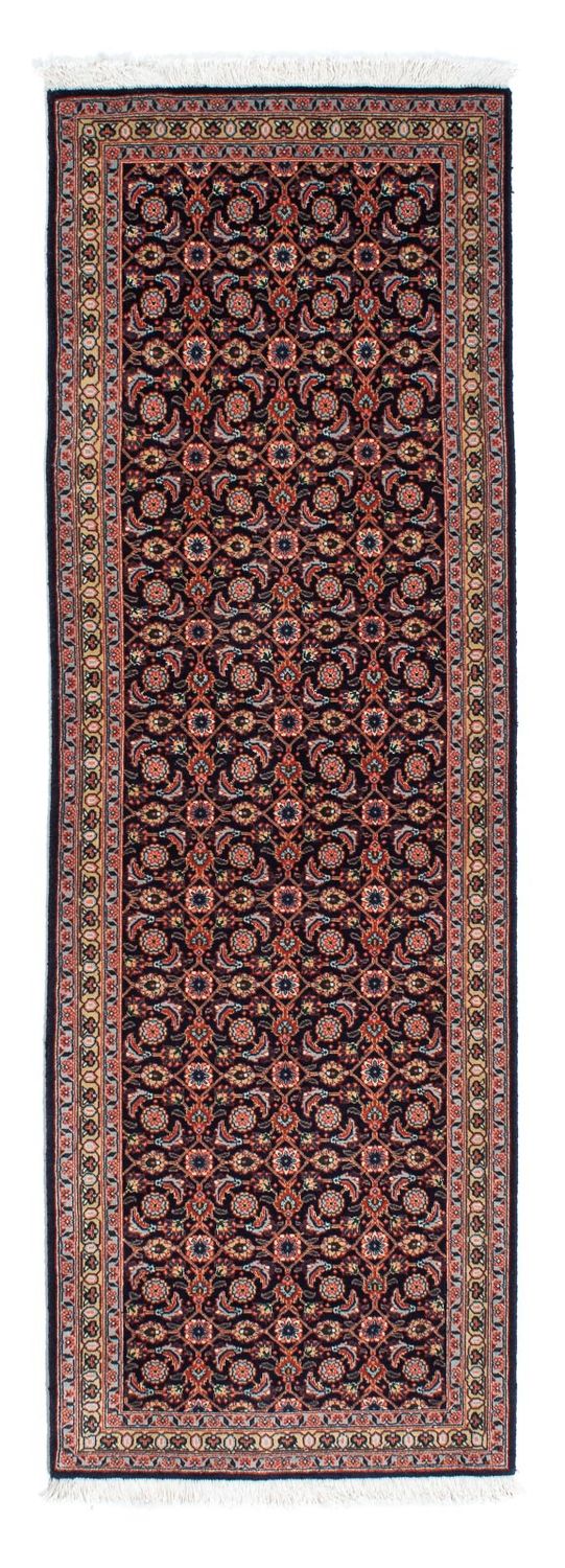 Corredor Tapete Persa - Tabriz - 210 x 75 cm - azul escuro