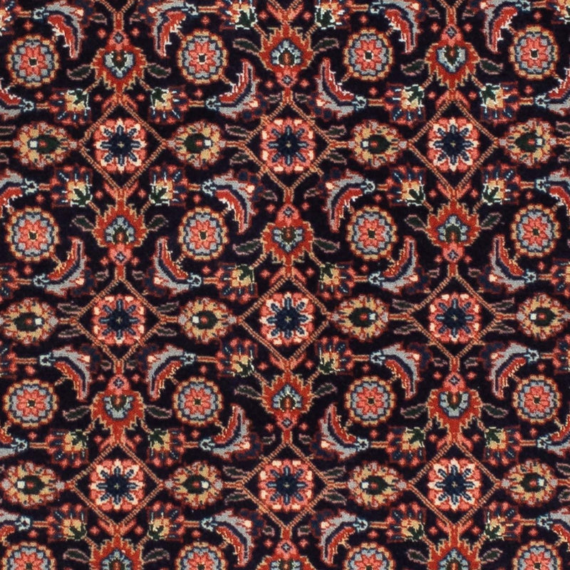 Corredor Tapete Persa - Tabriz - 210 x 75 cm - azul escuro
