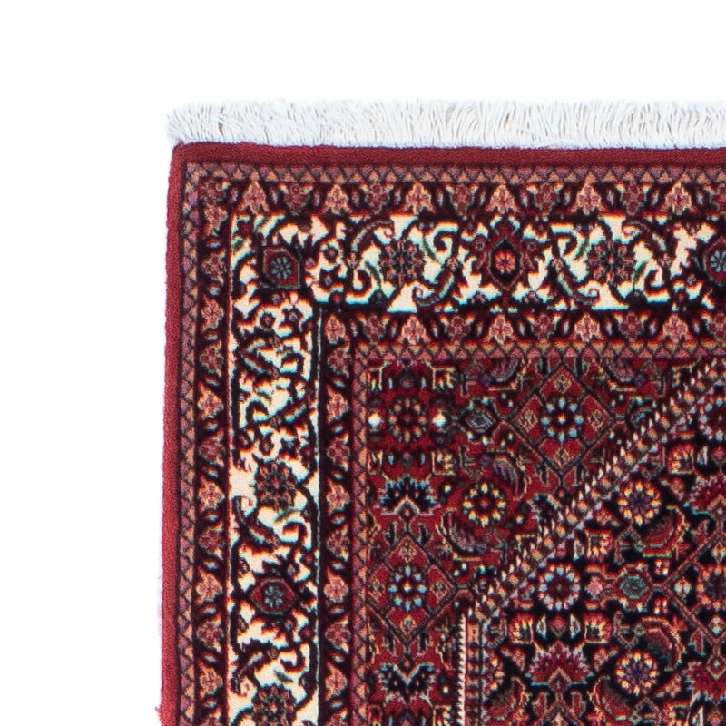 Corredor Tapete Persa - Bijar - 264 x 72 cm - vermelho