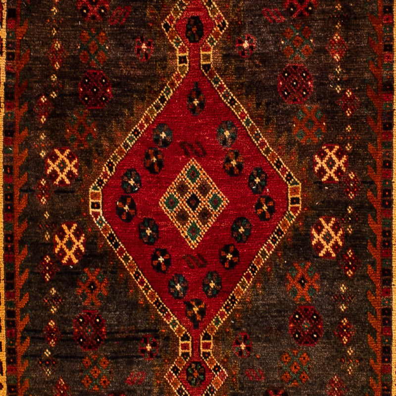 Tapete Persa - Nomadic - 312 x 208 cm - vermelho escuro