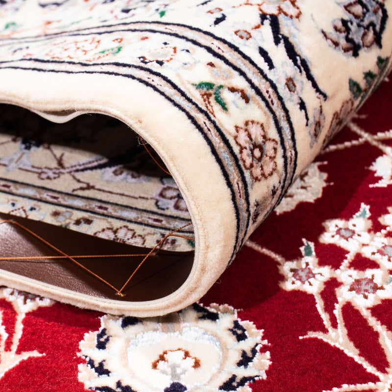 Tapete Persa - Nain - Premium - 227 x 153 cm - vermelho escuro