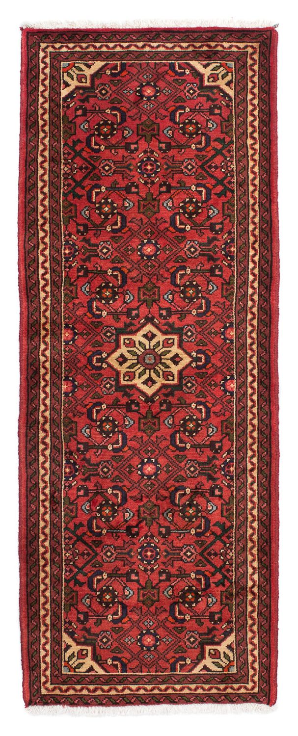 Corredor Tapete Persa - Nomadic - 198 x 73 cm - vermelho escuro