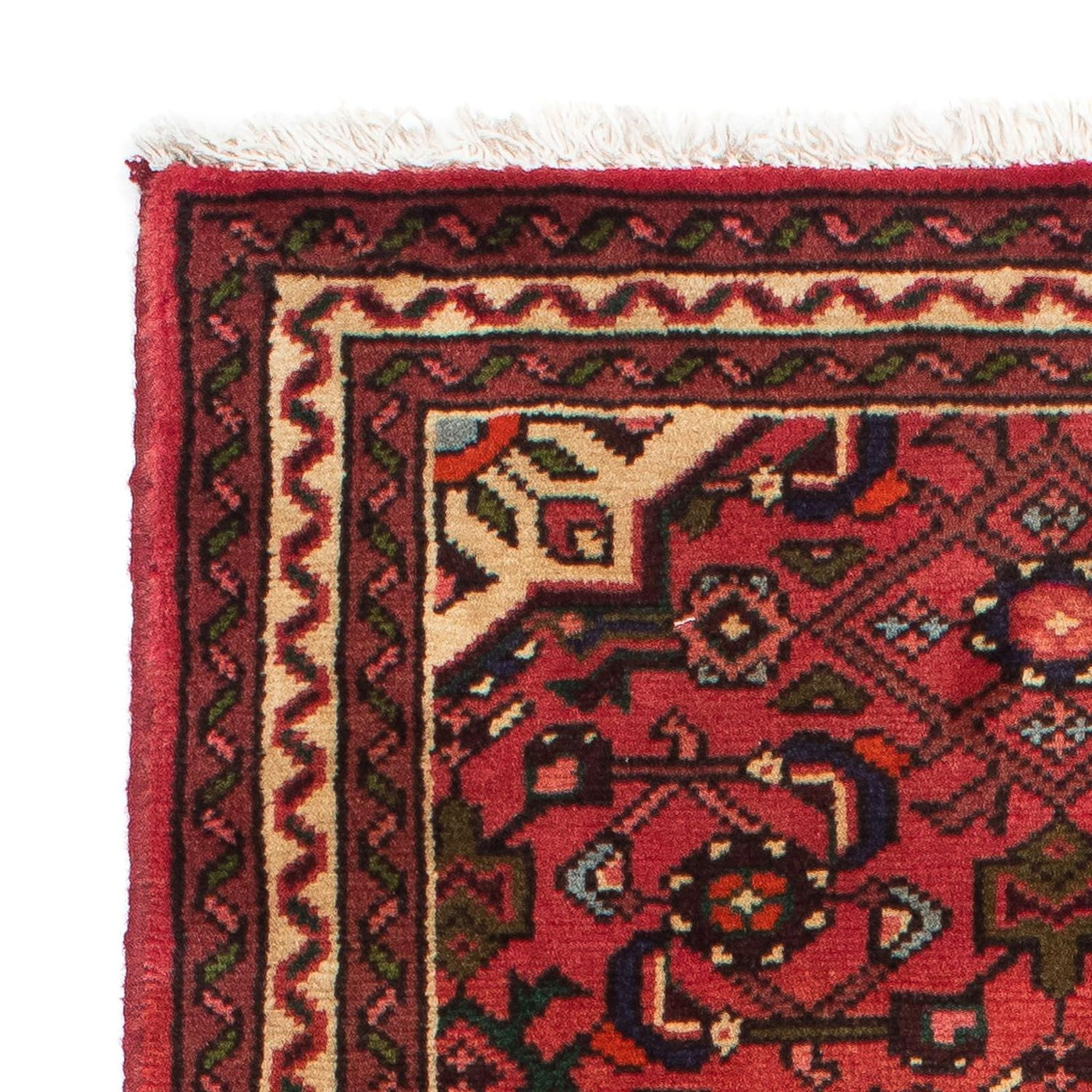 Corredor Tapete Persa - Nomadic - 198 x 73 cm - vermelho escuro