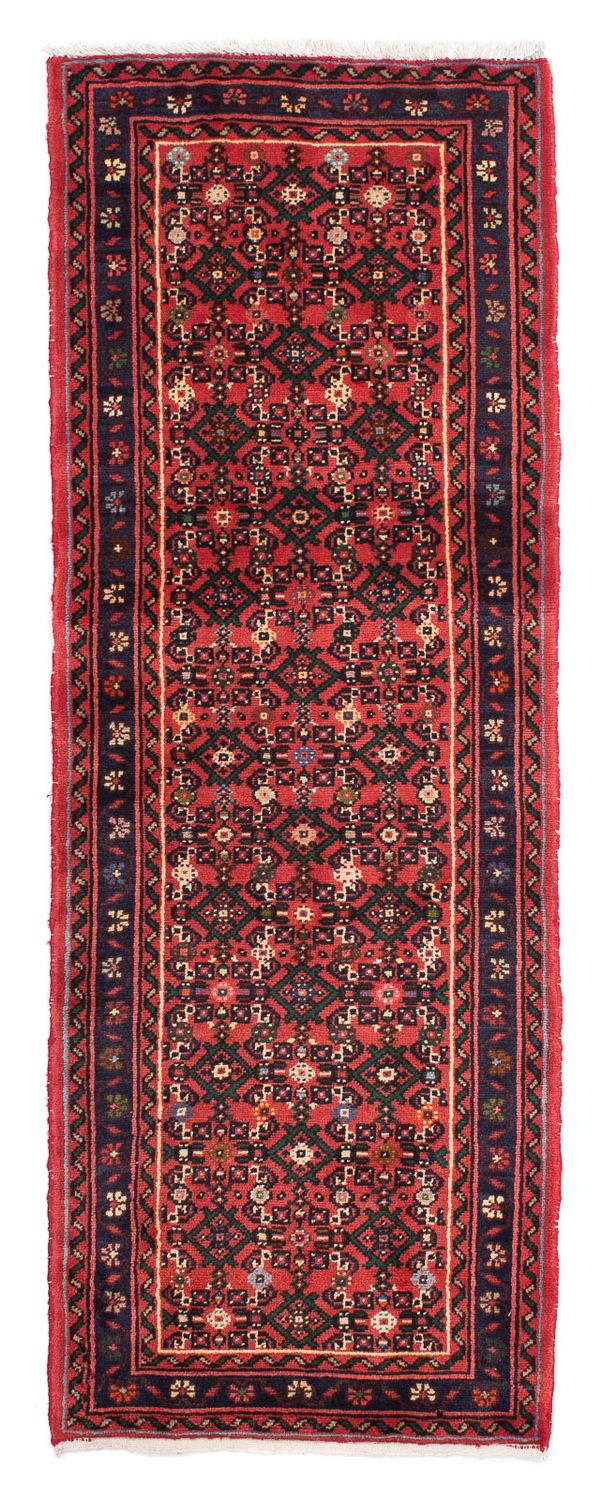 Corredor Tapete Persa - Nomadic - 204 x 72 cm - vermelho escuro