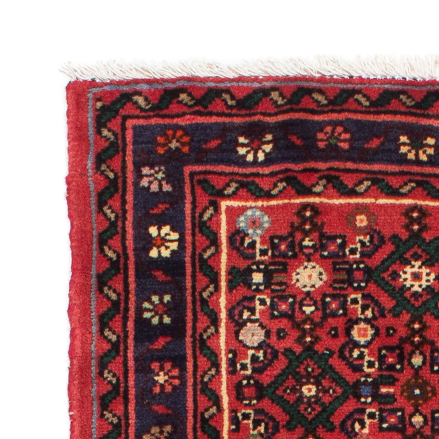 Corredor Tapete Persa - Nomadic - 204 x 72 cm - vermelho escuro