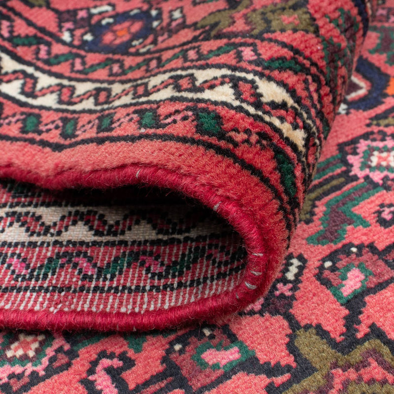 Corredor Tapete Persa - Nomadic - 195 x 74 cm - vermelho escuro