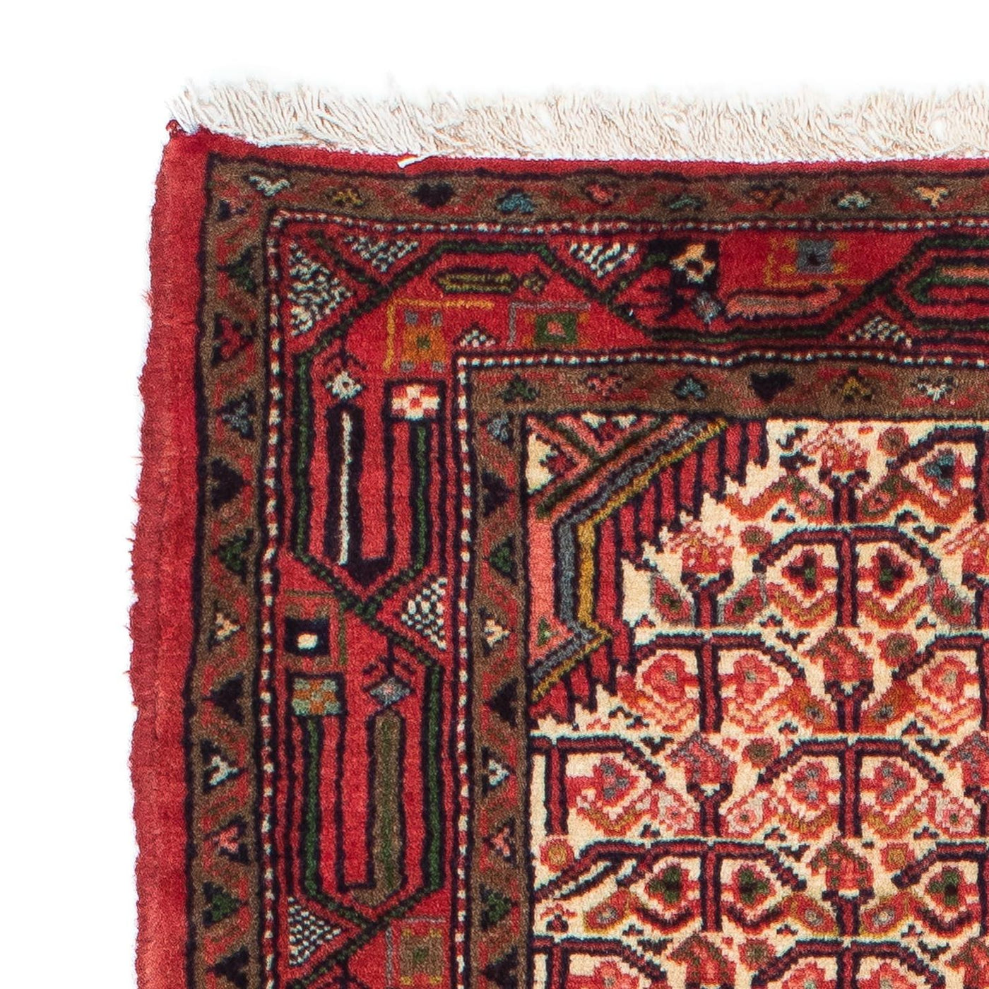Corredor Tapete Persa - Nomadic - 195 x 76 cm - vermelho escuro