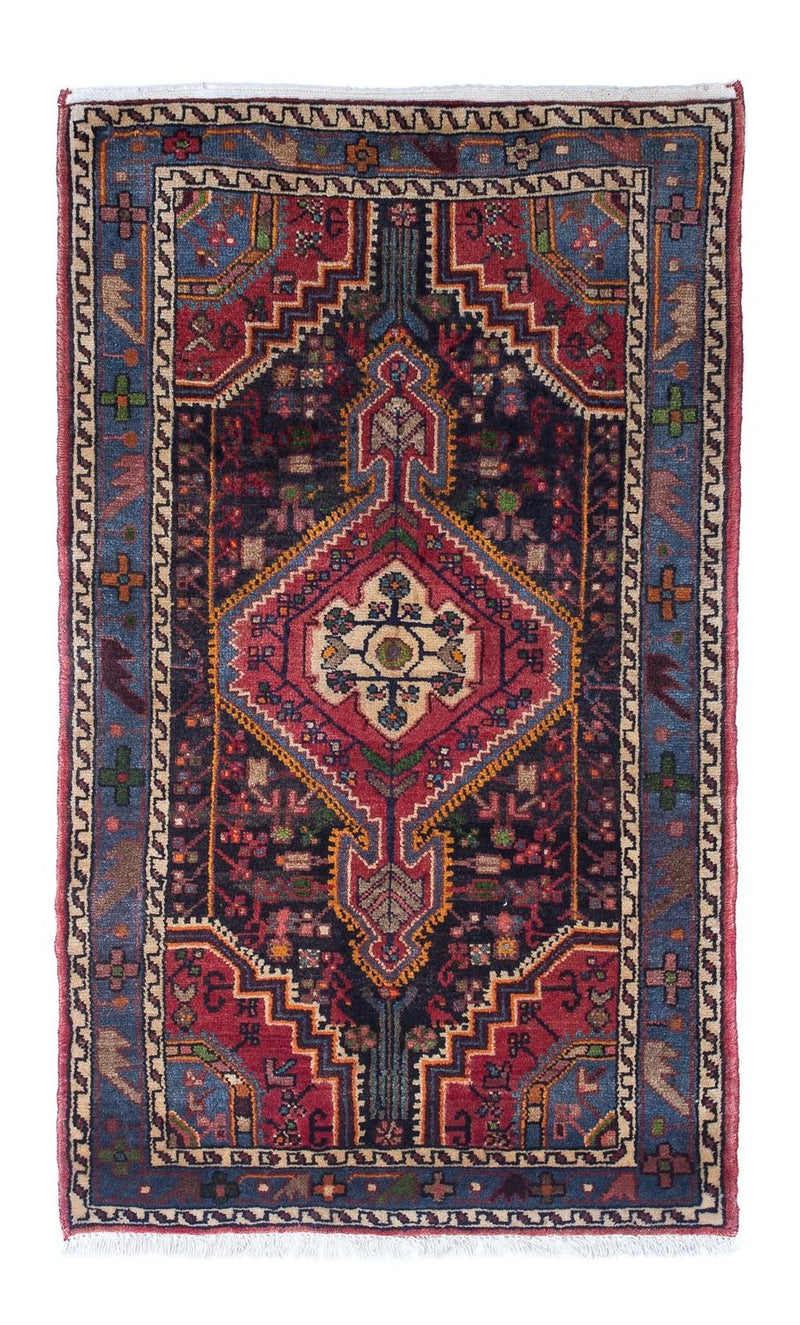 Tapete Persa - Nomadic - 136 x 85 cm - azul escuro