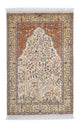 Seda da Caxemira Tapete 124x76cm - Tapete Oriental