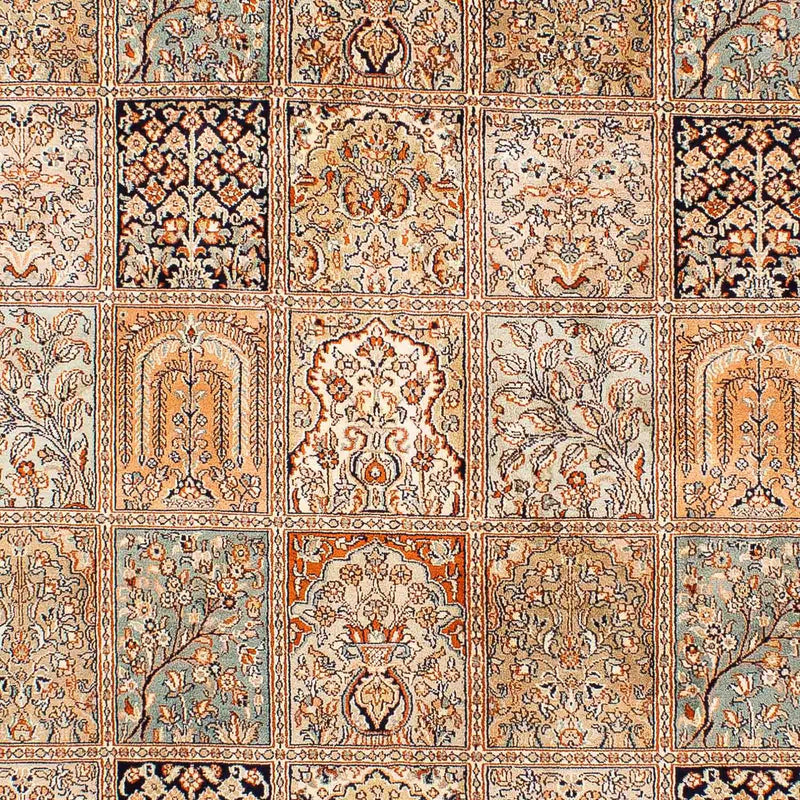 Seda da Caxemira Tapete 221x158cm - Tapete Oriental
