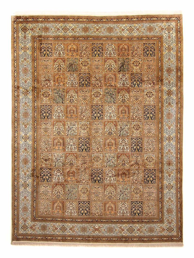 Seda da Caxemira Tapete 249x325cm - Tapete Oriental