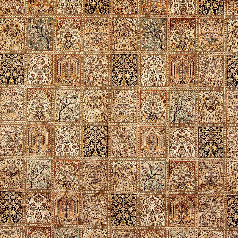 Seda da Caxemira Tapete 249x325cm - Tapete Oriental