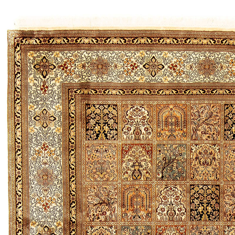 Seda da Caxemira Tapete 249x325cm - Tapete Oriental