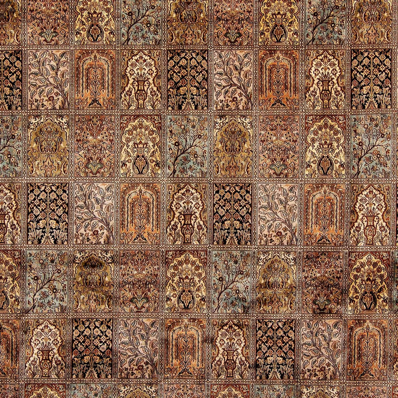 Seda da Caxemira Tapete 332x248cm - Tapete Oriental