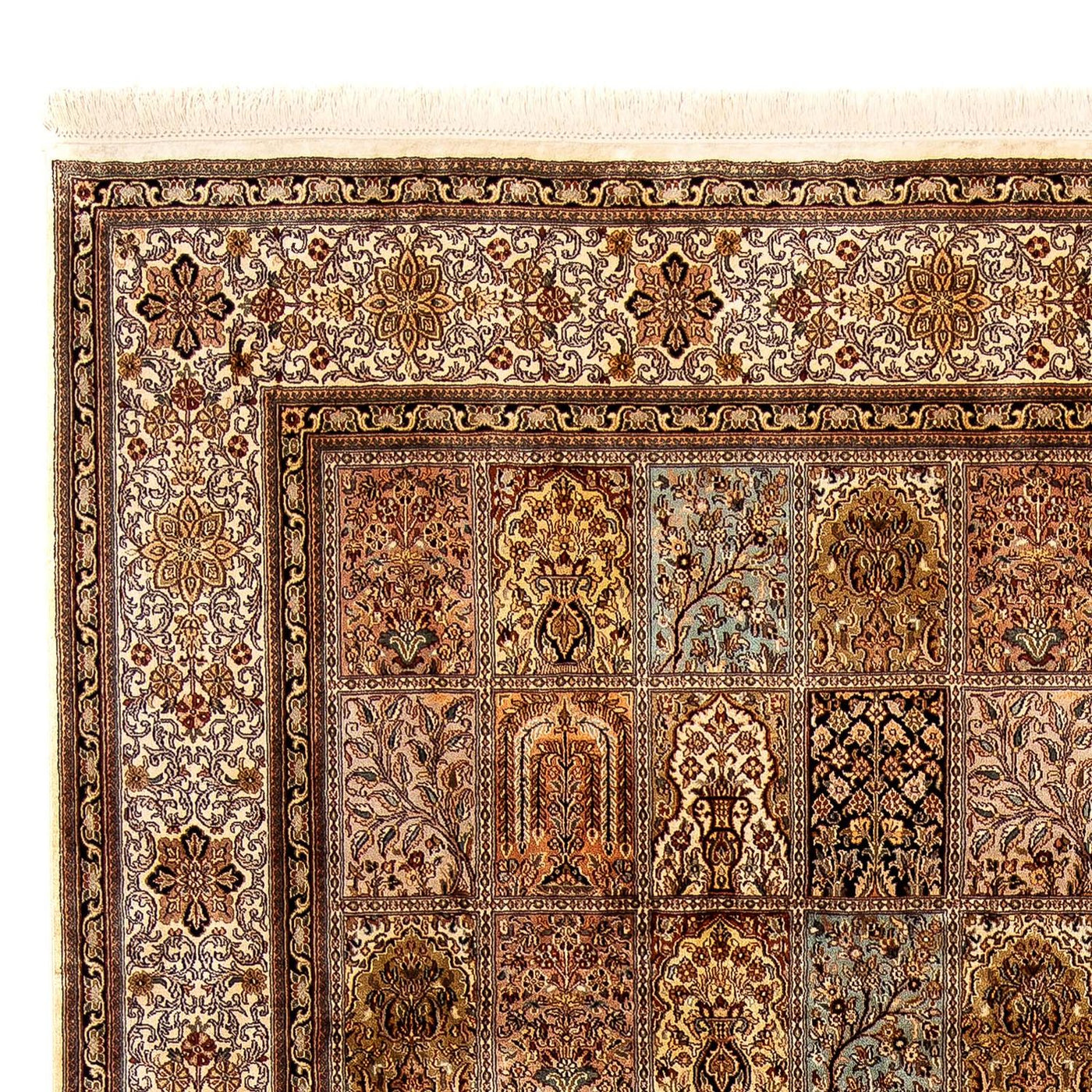 Seda da Caxemira Tapete 332x248cm - Tapete Oriental