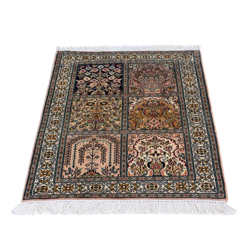 Seda da Caxemira Tapete 95x64cm - Tapete Oriental