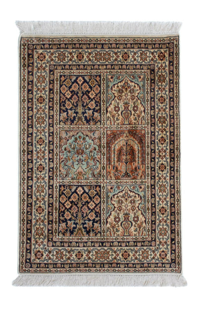 Seda da Caxemira Tapete 63x93cm - Tapete Oriental