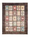Bakhtiari Tapete 252x311cm - Tapete Oriental - Rectangular / Castanho escuro / 252 x 311 cm Rectangular